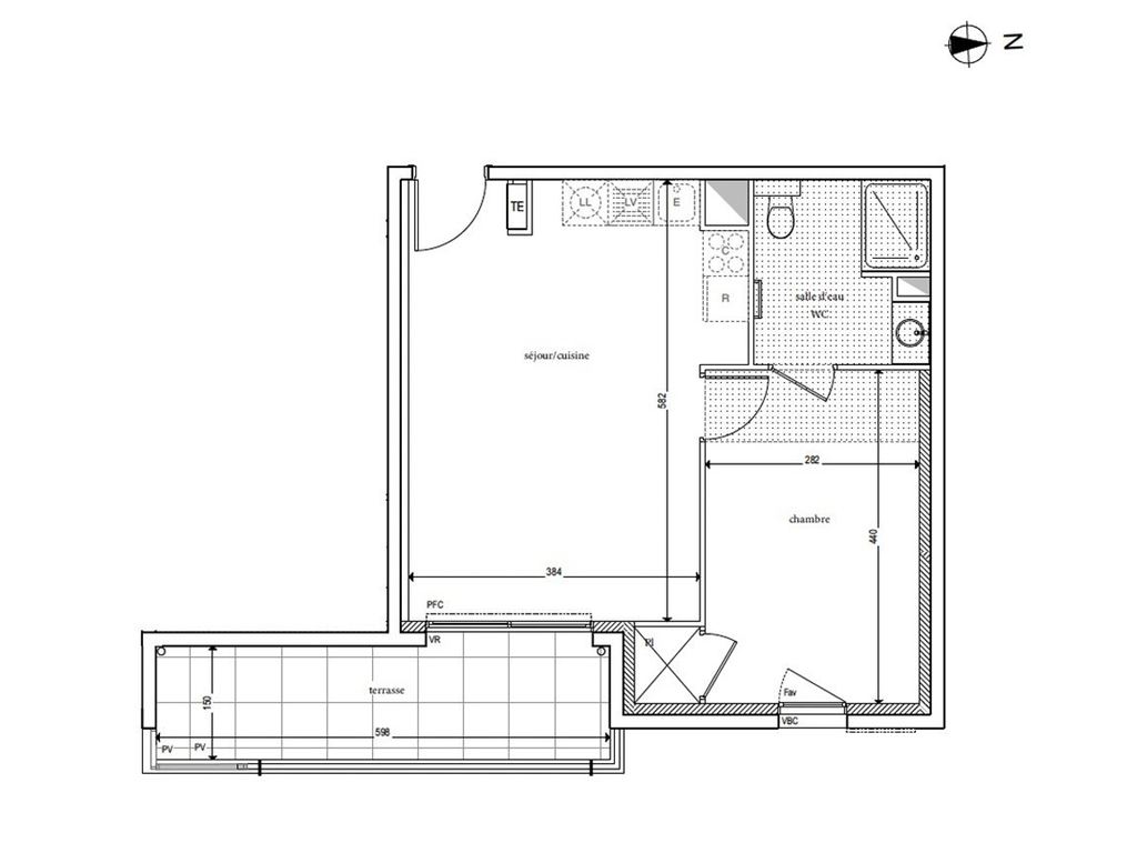 Appartement T2 AIX EN PROVENCE (13100) IMMOBILIER-SUD